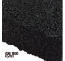 RUBBER SAFETY FLOORING ECO TILES (แผ่นยางกันกระแทก รุ่นเม็ด) BLACK SIZE 50x50x2.5CM WEIGHT 5KG 1Y. 